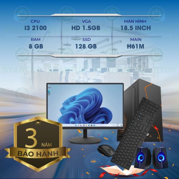 MÁY TÍNH VĂN PHÒNG CƠ BẢN – START 09 Core i3 2100