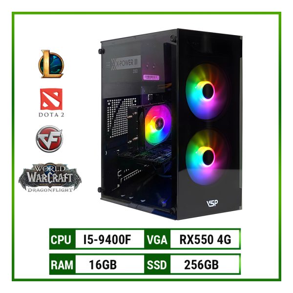 Start Gaming 04 - i5 9400F/ram 16GB/SSD 256GB/RX550 4GB