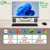 Máy tính để bàn All in One LCD 24 inch/i7 10700/ram 8G/SSD 256GB/Win 11/Đen